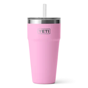 Rambler 26 oz (769ml) Stackable Straw Cup  Power Pink