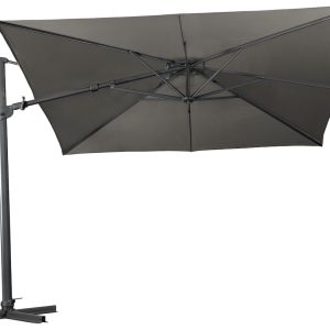 Regis 300cm Square Cantilever Umbrella – Boulder Grey