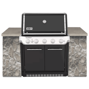 Weber Summit SB38 Built-In 5 Burner Gas Barbecue Black (LPG)