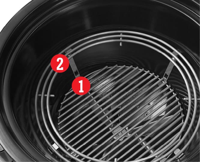 Dual Position Fuel Grill
