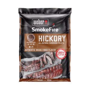 Weber Hickory All-Natural Hardwood Pellets - 9kg