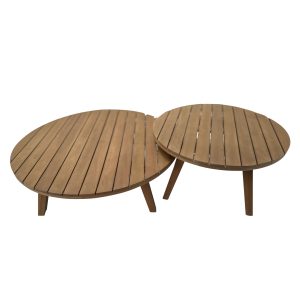 Sentosa 80 cm Round Timber Coffee Table