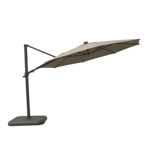 Emery 3.3m Octagonal Cantilever Umbrella – Taupe