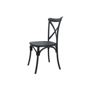 Dijon French Provincial Resin Chair in Charcoal