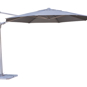 Keilani 3.0m Square Cantilever Umbrella – Charcoal Texture