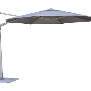 Keilani 3.3m Octagonal Cantilever Umbrella – Charcoal Texture