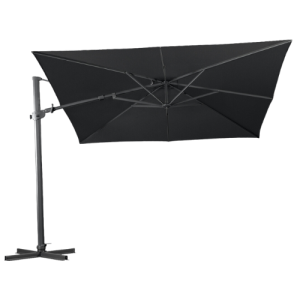 Regis 300cm Square Cantilever Umbrella – Charcoal Ridge