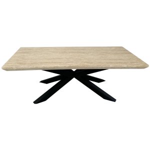 Travertino 130cmx70cm Faux Travertine Stone Coffee Table