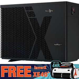 Neptune X-Pro NHX11 Heat Pump + FREE Inverx Eco XE40 Pool Cleaner 4hr