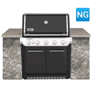 Weber Summit SB38 Built-In 5 Burner Gas Barbecue Black (Natural Gas)