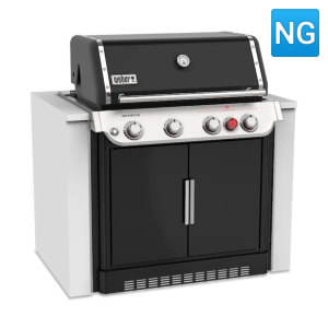 Weber Genesis E-460 4 Burner Built-In Gas Barbecue Black (Natural Gas)