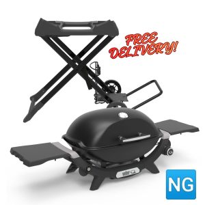 Q Premium (Q2200N) Midnight Black NG with Portable Cart