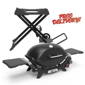 Q+ Premium (Q2800N+) Midnight Black LPG with Portable Cart