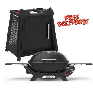Q+ Premium (Q2800N+) Midnight Black LPG with Premium Cart