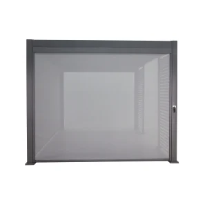 Eclipse and Solux 3m Wind Screen Gunmetal Grey