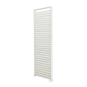 Eclipse and Solux Side panel with fixed louvres White