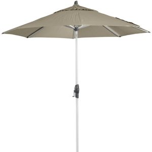 Fairlight 270cm Octagonal Centre Post Outdoor Umbrella-Taupe Olefin Fabric