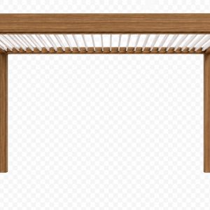 Timber look pergola