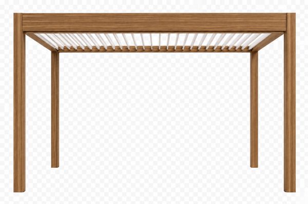 Timber look pergola