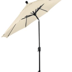 Rio 270cm Octagonal Centre Post Outdoor Umbrella-Natural/ Sand Polyester Fabric