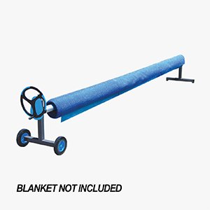 Aluminium Pool Roller (standard height) suits up to 6.4m wide blankets