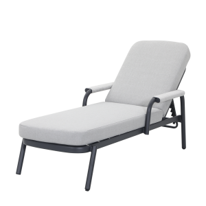 Clevedon Alum Sun Lounge with Cushion