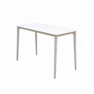 New York 145cmx70cm Alum Balcony Bar Table in White